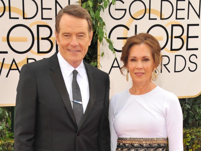 第71回ゴールデン・グローブ賞20140112、71st Golden Globes Awards、Bryan Cranston、Robin Dearden