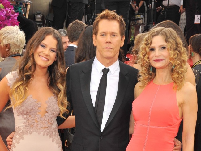 第71回ゴールデン・グローブ賞20140112、71st Golden Globes Awards、Sosie Bacon, Kevin Bacon, Kyra Sedgwick