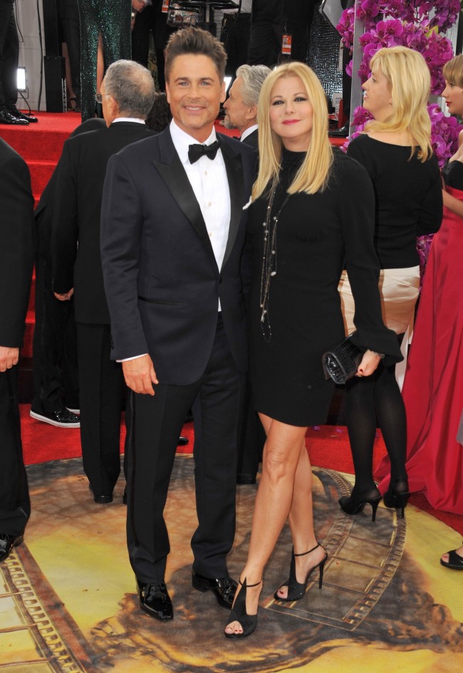 第71回ゴールデン・グローブ賞20140112、71st Golden Globes Awards、Rob Lowe, Sheryl Berkoff 