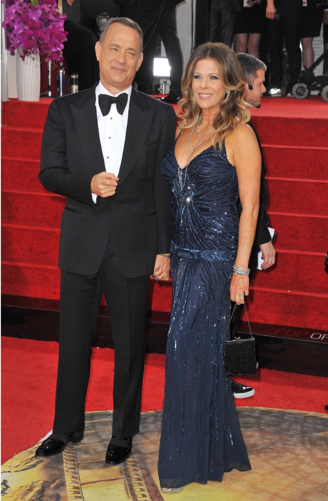 第71回ゴールデン・グローブ賞20140112、71st Golden Globes Awards、Tom Hanks, Rita Wilson