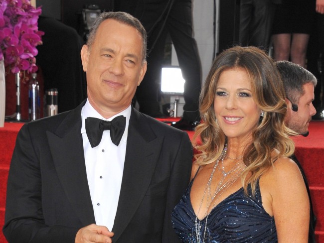 第71回ゴールデン・グローブ賞20140112、71st Golden Globes Awards、Tom Hanks, Rita Wilson