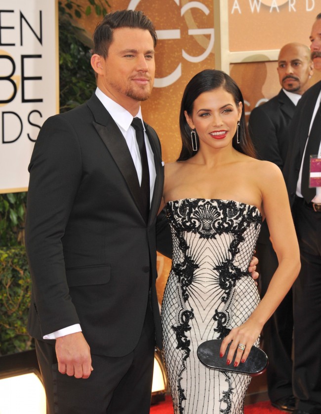 第71回ゴールデン・グローブ賞20140112、71st Golden Globes Awards、Channing Tatum, Jenna Dewan‐Tatum