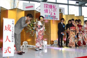 玉木宏、剛力彩芽、『私の嫌いな探偵』制作発表記者会見にて