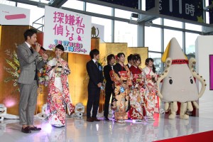 玉木宏、剛力彩芽、『私の嫌いな探偵』制作発表記者会見にて