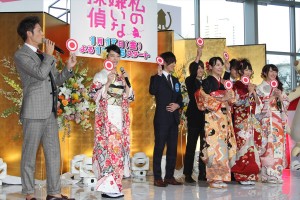 玉木宏、剛力彩芽、『私の嫌いな探偵』制作発表記者会見にて