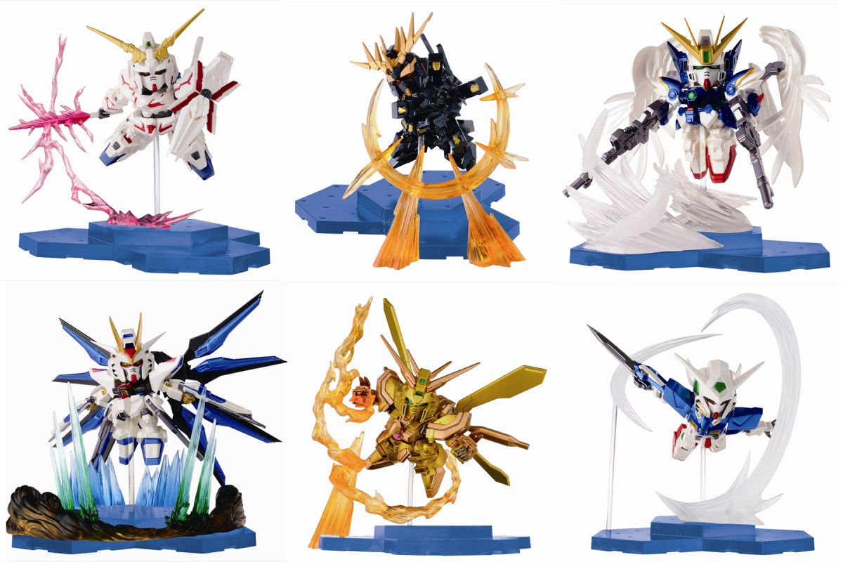 人気モビルスーツがデフォルメフィギュアで勢揃い!