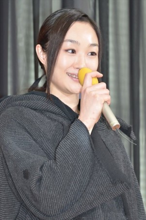 『天誅～闇の仕置人～』制作発表会見に出席した、主演の小野ゆり子