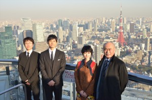 『ゲノムハザード ある天才科学者の5日間』公開直前記者会見 屋外にて撮影