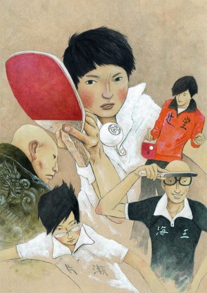 松本大洋氏によるアニメ化記念 『ピンポン』描き下ろしイラスト