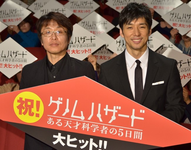 キム・ソンス監督と西島秀俊、『ゲノムハザード ある天才科学者の5日間』公開記念舞台挨拶に登場