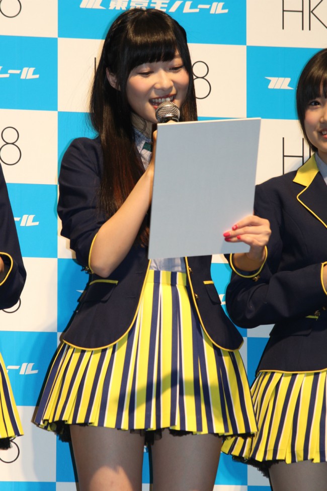 指原莉乃、HKT48モノレール派宣言プレス発表会にて