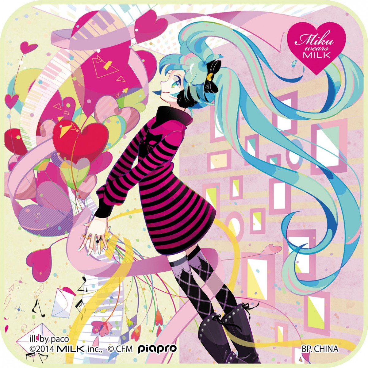 初音ミク×ファッションブランド「MILK」、一番くじで初コラボ商品発売