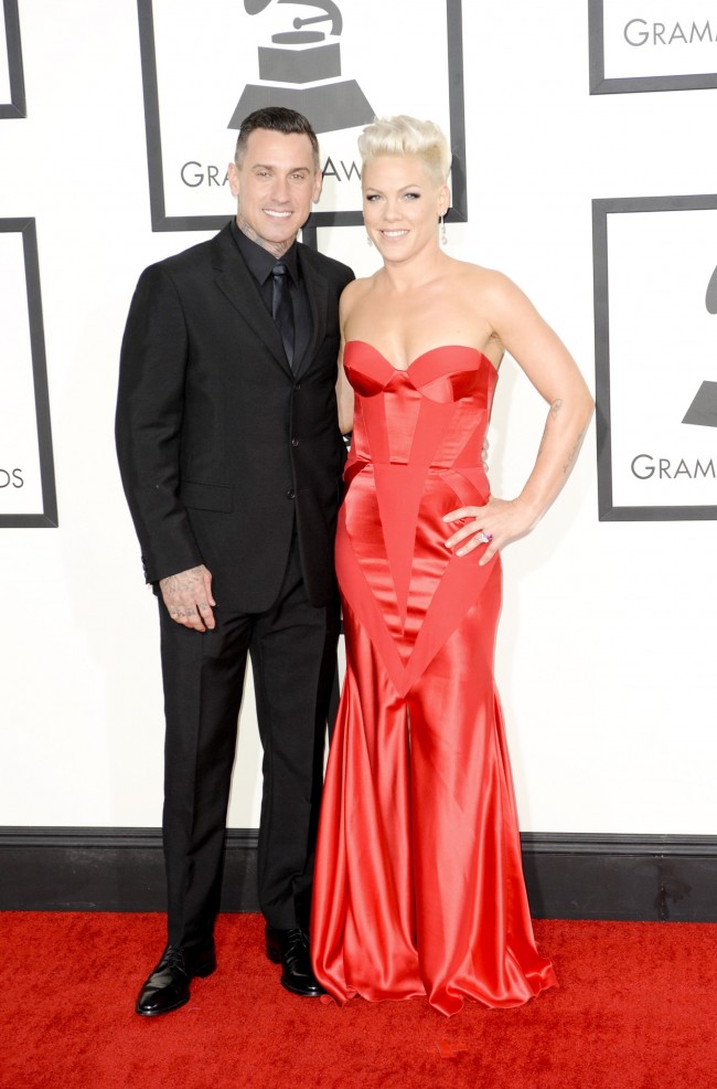 Pink、Carey Hart、The 56th Annual Grammy Awards、第56回グラミー賞　2014年1月26日