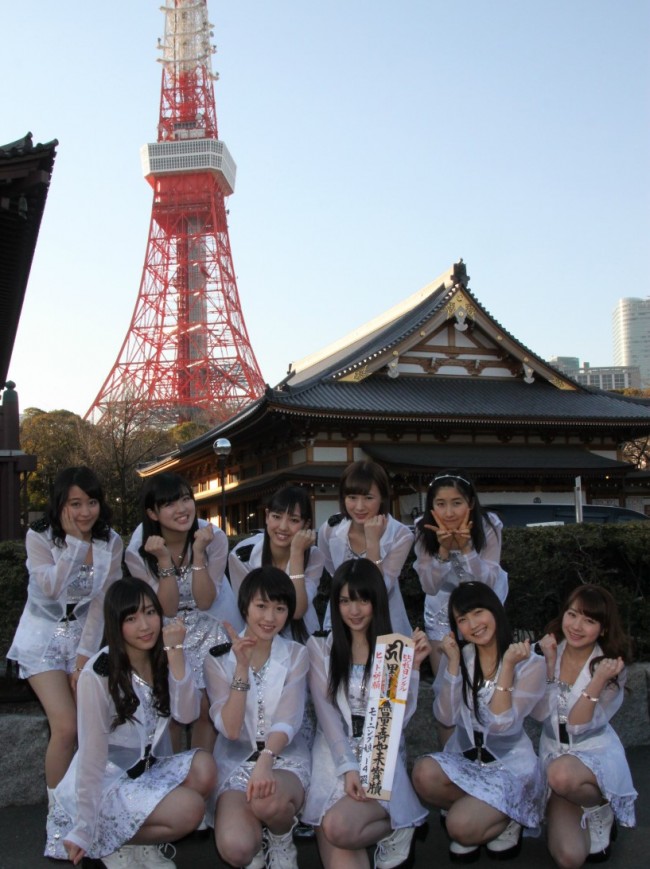 モーニング娘。’14　増上寺ご祈祷イベントにて
