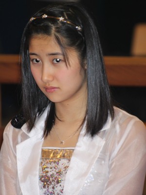 増上寺で新曲ヒット祈願を行ったモーニング娘。’14・佐藤優樹