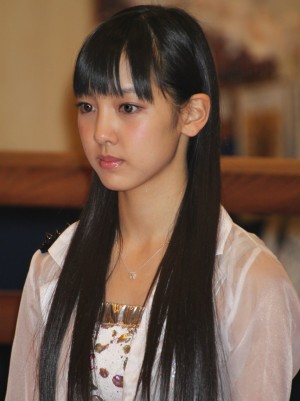 増上寺で新曲ヒット祈願を行ったモーニング娘。’14・飯窪春菜