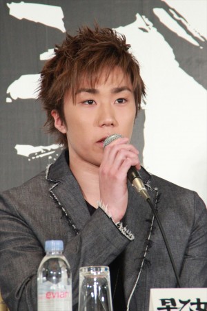 『蒼の乱』製作発表に登壇した早乙女太一