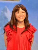 神田沙也加、『アナと雪の女王』監督来日記者会見イベントにて