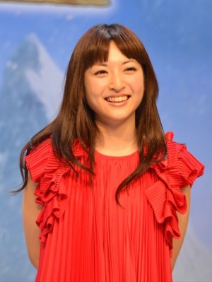 神田沙也加、『アナと雪の女王』監督来日記者会見イベントにて