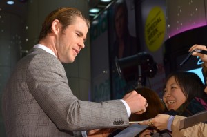 『ラッシュ／プライドと友情』ジャパンプレミアに登壇したクリス・ヘムズワース