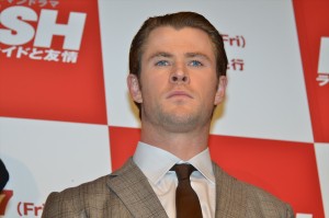 『ラッシュ／プライドと友情』ジャパンプレミアに登壇したクリス・ヘムズワース