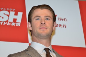 『ラッシュ／プライドと友情』ジャパンプレミアに登壇したクリス・ヘムズワース