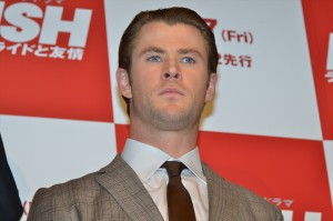 『ラッシュ／プライドと友情』ジャパンプレミアに登壇したクリス・ヘムズワース