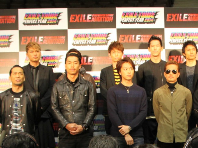 『EXILE PERFORMER BATTLE AUDITION』初日会見20140205