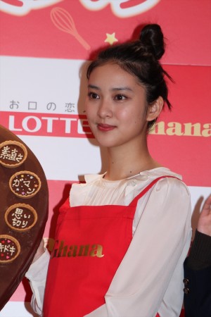 武井咲、「手づくりガーナ応援ステーション」オープニングイベントにて