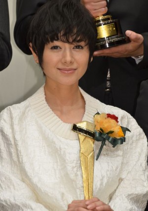 「第87回キネマ旬報ベスト・テン」表彰式に出席した真木よう子