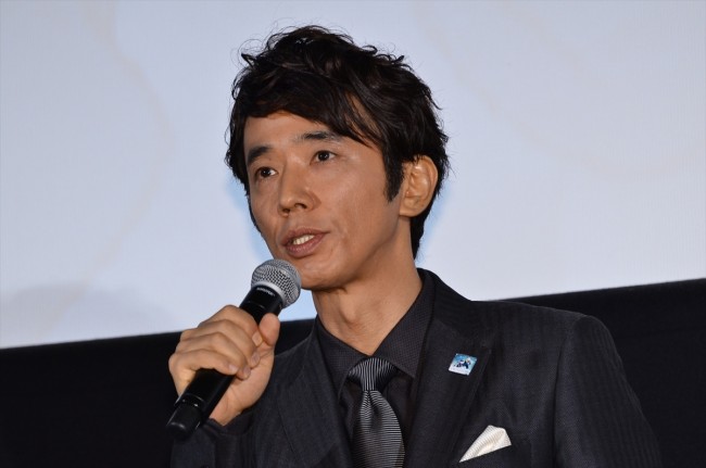 『ジョバンニの島』完成披露試写会に登壇した出演者の面々