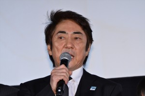 『ジョバンニの島』完成披露試写会に登壇した出演者の面々