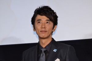 『ジョバンニの島』完成披露試写会に登壇した出演者の面々