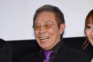 『ジョバンニの島』完成披露試写会に登壇した出演者の面々