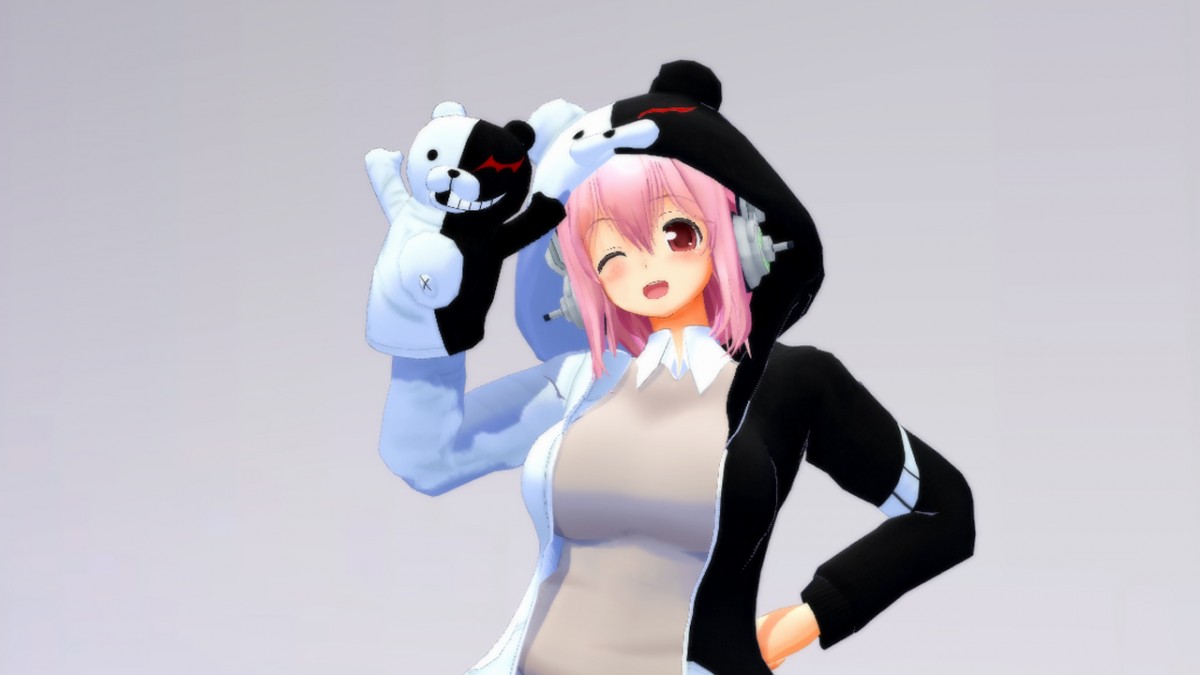 すーぱーそに子、『ダンガンロンパ』とコラボ決定！モノクマパーカーも発売