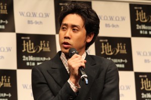 大泉洋、ドラマ『地の塩』完成披露試写会イベントにて