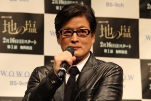 陣内孝則、ドラマ『地の塩』完成披露試写会イベントにて