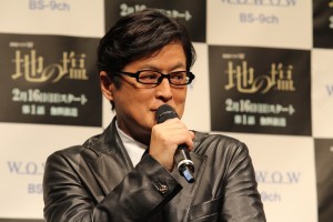 陣内孝則、ドラマ『地の塩』完成披露試写会イベントにて
