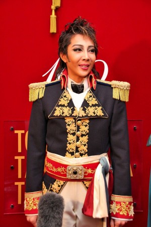 柚希礼音、宝塚星組公演『眠らない男・ナポレオン‐愛と栄光の涯（はて）に‐』公開稽古＆囲み取材にて