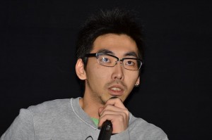 映画『愛の渦』完成披露試写会に登壇した、柄本時生