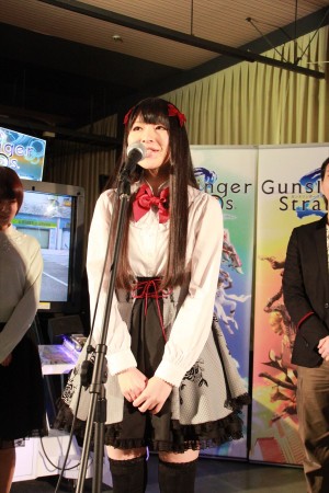 『ガンスリンガー ストラトス2』オープニングイベントに登壇した北原知奈