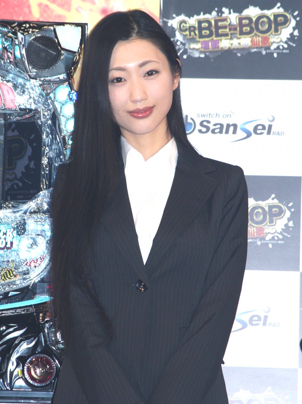 壇蜜、「CR BE‐BOP ~壇蜜与太郎仙歌~ 新台発表記念プレス発表会」にて