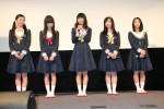 東京女子流、『5つ数えれば君の夢』プレミア完成披露試写会に登場