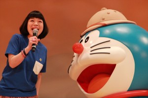 水田わさび（ドラえもん声優）、『映画ドラえもん 新・のび太の大魔境 ～ペコと5人の探検隊～』完成披露試写会に登場