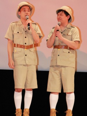 COWCOW、『映画ドラえもん 新・のび太の大魔境 ～ペコと5人の探検隊～』完成披露試写会に登場