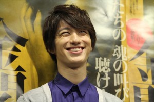 水田航生、舞台「金閣寺」キャスト・スタッフ顔合わせ会見にて
