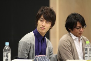 水田航生、舞台「金閣寺」キャスト・スタッフ顔合わせ会見にて