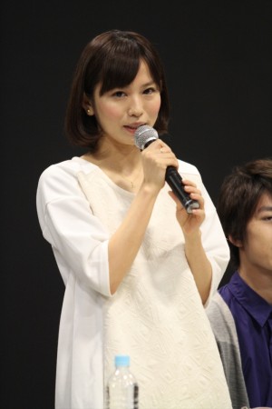 市川由衣、舞台「金閣寺」キャスト・スタッフ顔合わせ会見にて