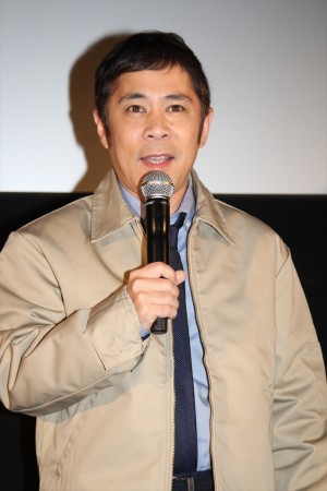 岡村隆史、映画『LIFE！』日本語吹替版の完成披露試写会にて　