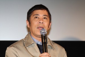 岡村隆史、映画『LIFE！』日本語吹替版の完成披露試写会にて　